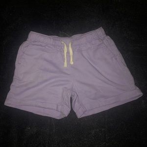Girls Faded Glory Lavender Shorts